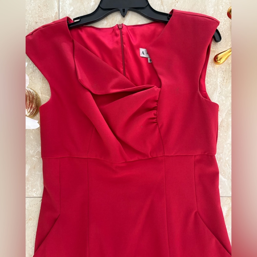 Ava & Aiden Bold Red Mini Dress